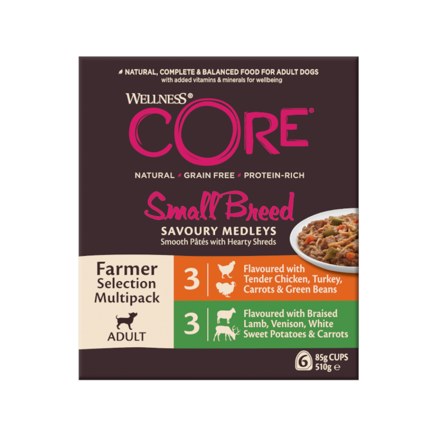 6 tarrinas x 85 g Wellness Core Small Farmer Selection tarrina para perros, , large Imagen numero 2